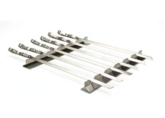Best BBQ Accessories kebab set with six skewers and rack