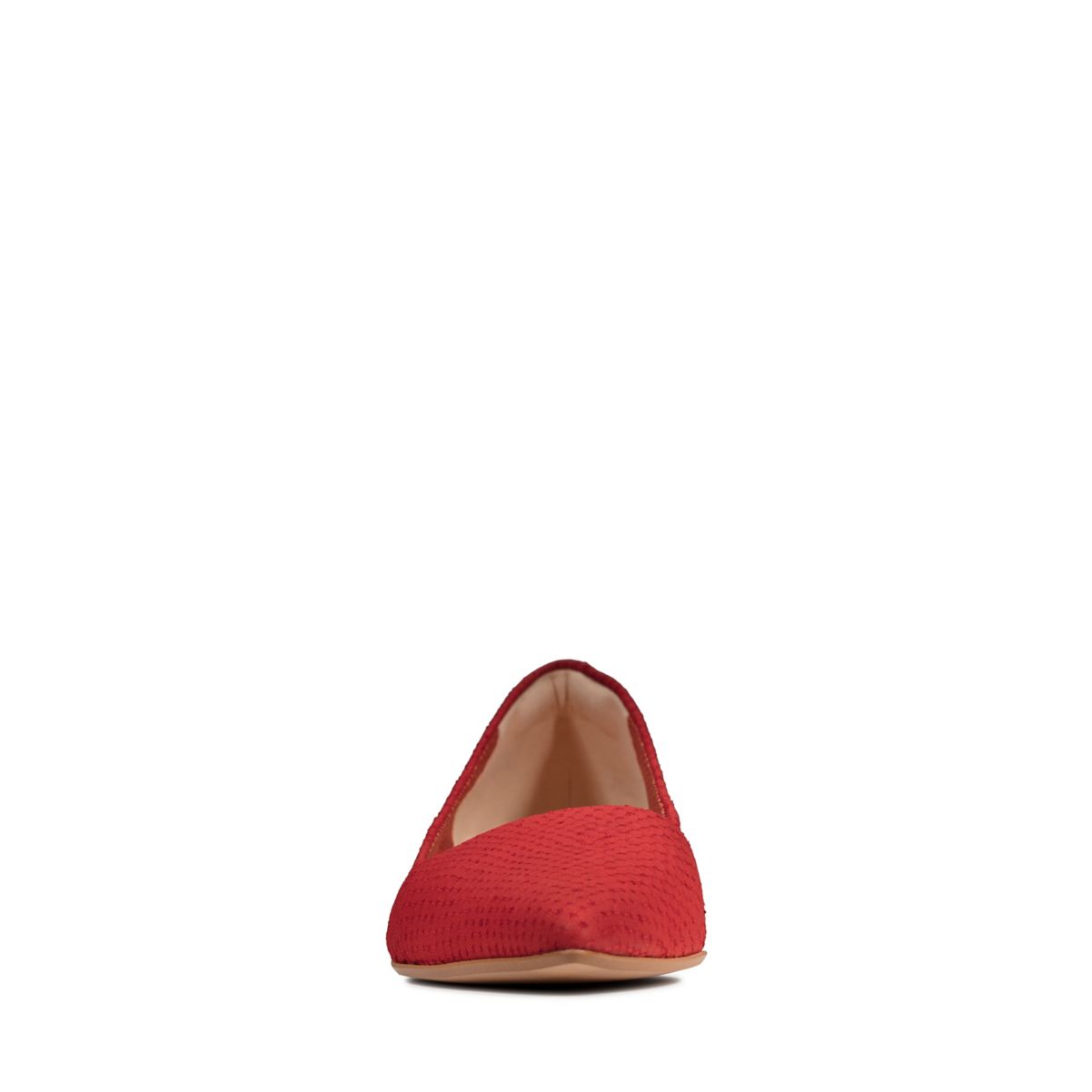 clarks red flat shoes