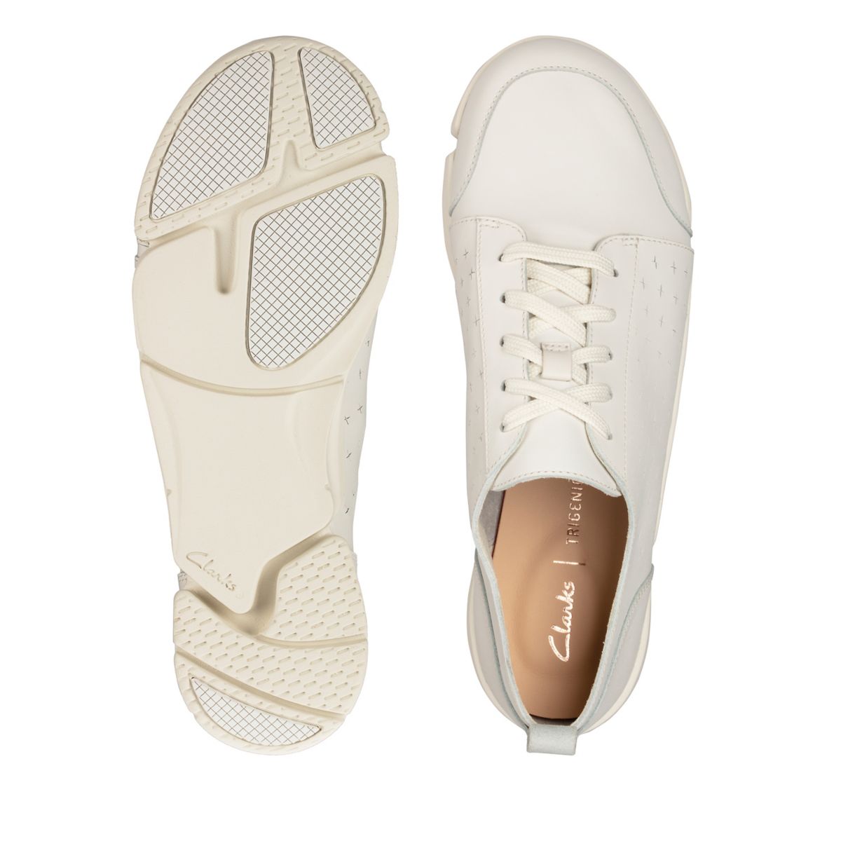 Tri Amelia Edge White Leather – Clarks 