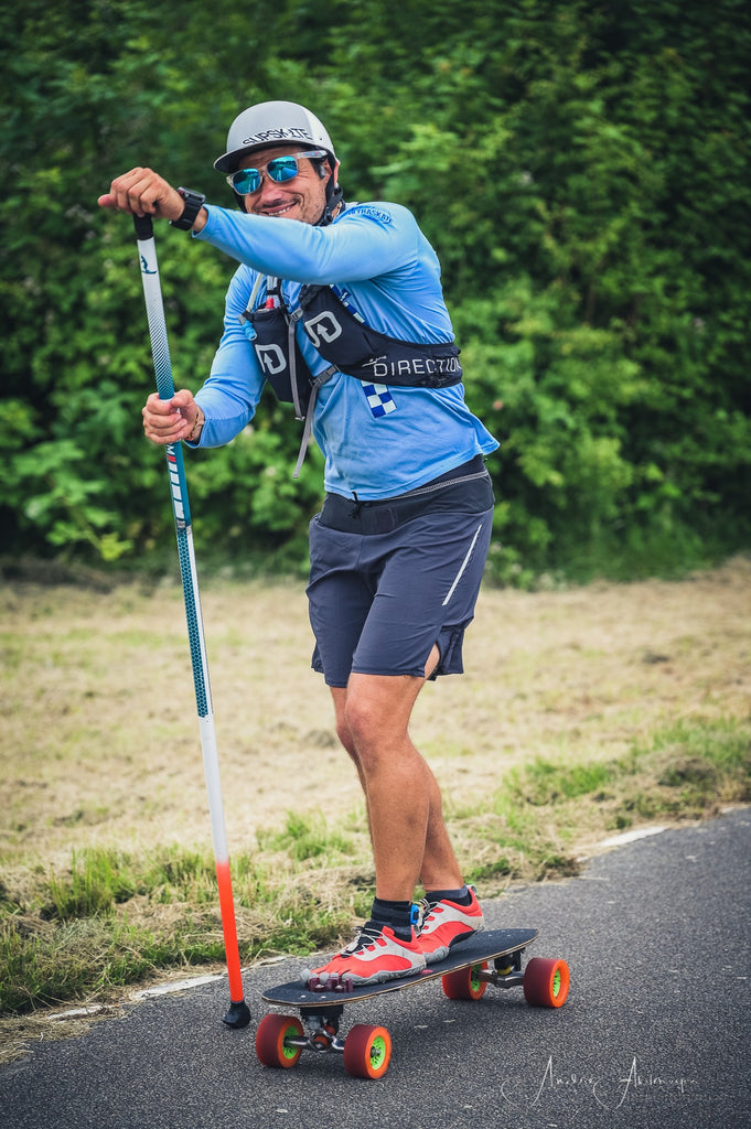 Andy Andras carries a big stick