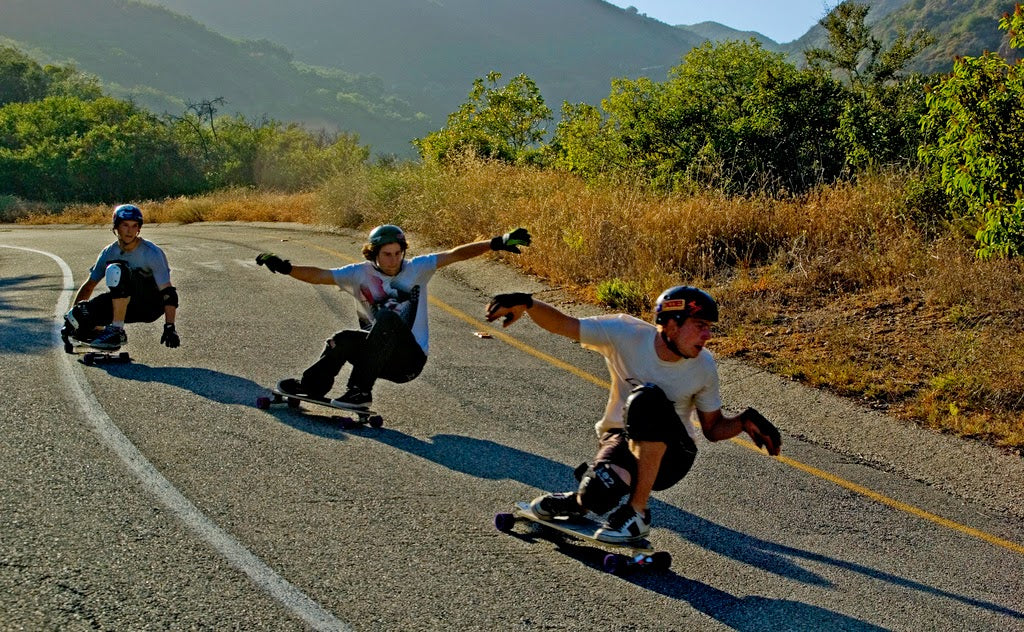 We got 'dem purps video downhill skateboarding