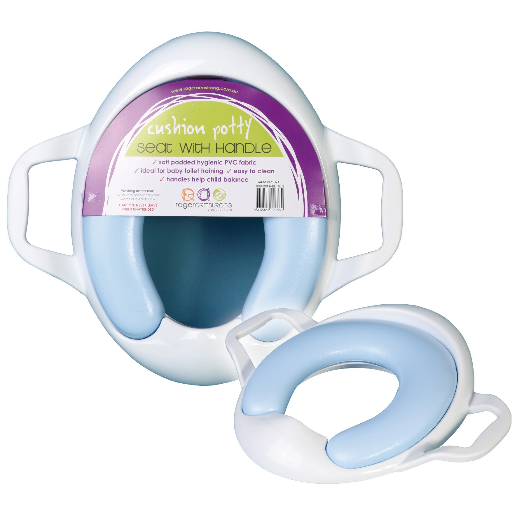 Cushion Potty Toilet Seat with handle
