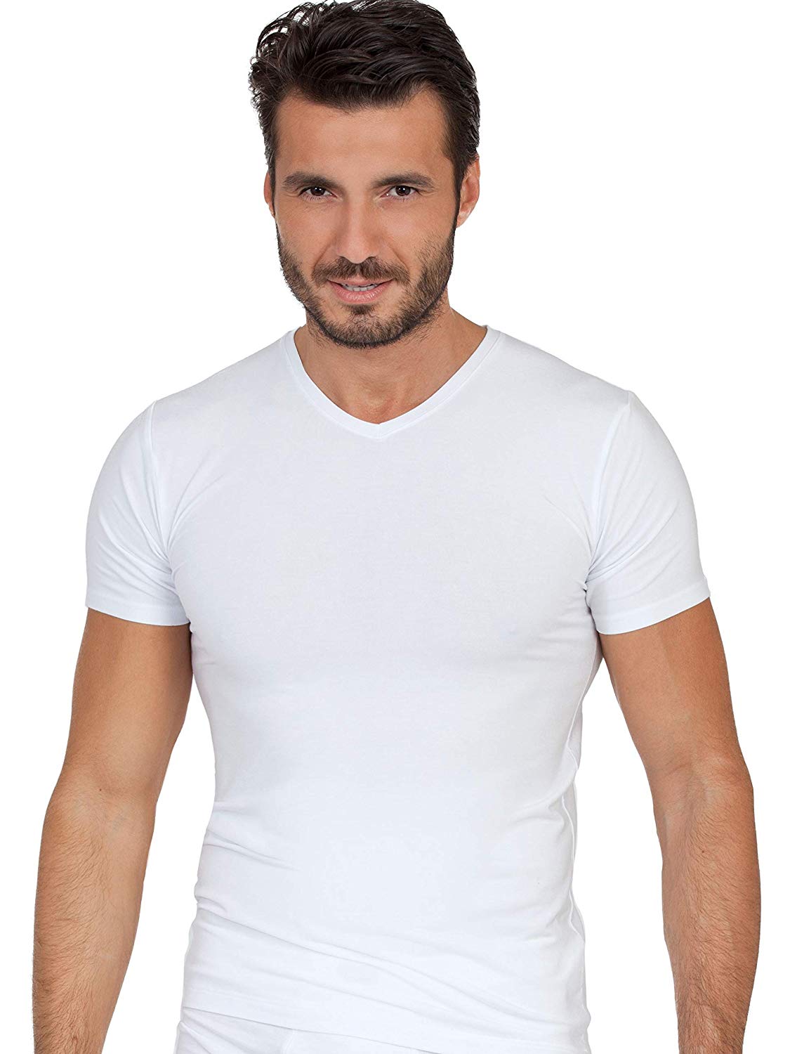 EGI Luxury Modal Men's V-Neck T-Shirt. Proudly Made in Italy. | eBay