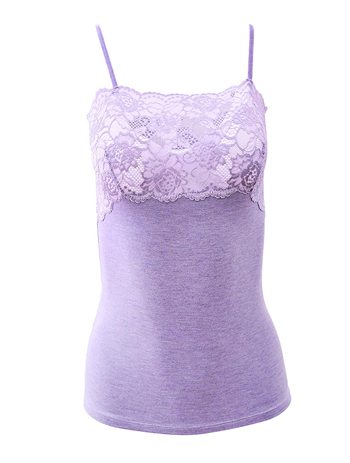 EGI Luxury Modal Women's Lace-Trimmed Camisole. Proudly Made in Italy ...