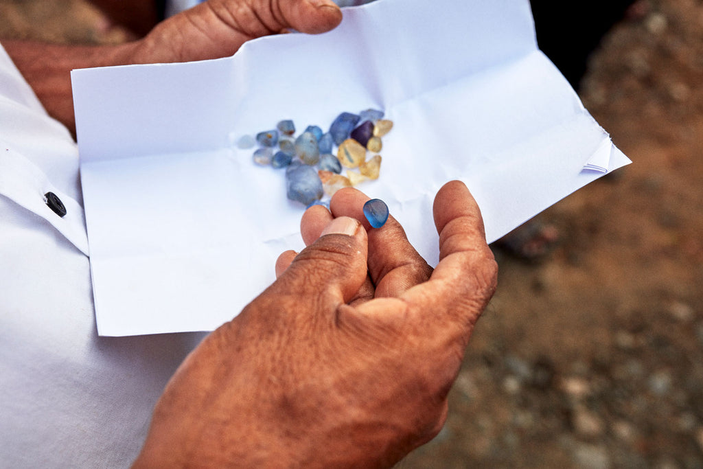 Ethical jeweller EC One sourcing rough sapphires from Sri Lanka