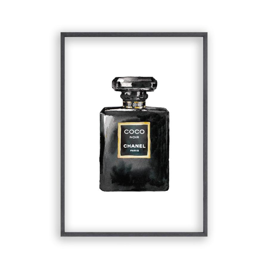 Coco Chanel Perfume Bottle Print Blim Blum Uk