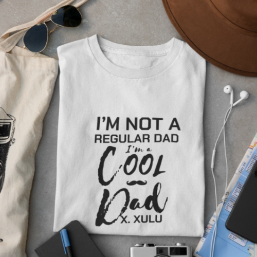 Personalised cool dad t-shirt