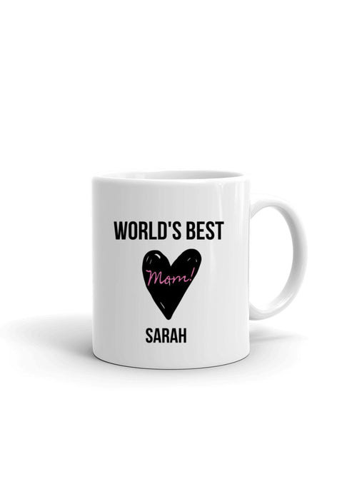 Best mom black mug