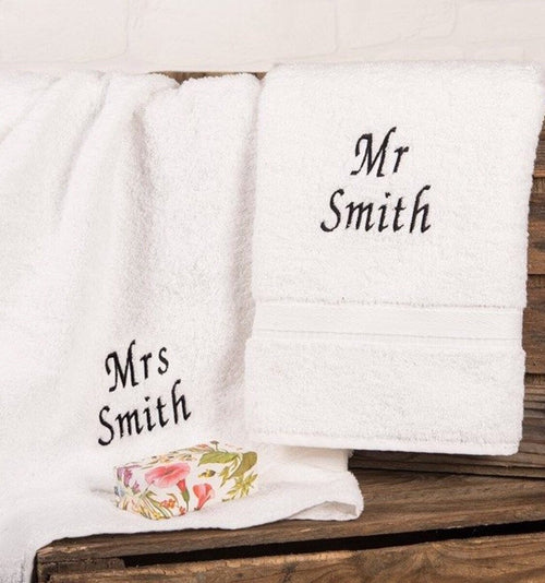 Set of 3 Personalised Towels
