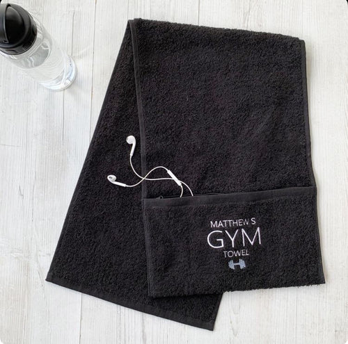 Personalised gym towel