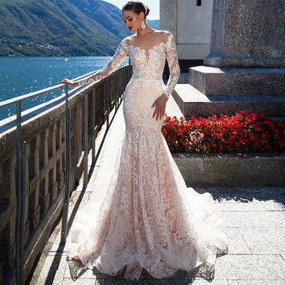 luxury mermaid wedding dresses