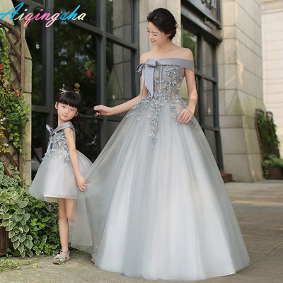 mother daughter matching evening gowns