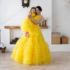 Tulle Puffy Mother & Daughter Matching Evening Dresses