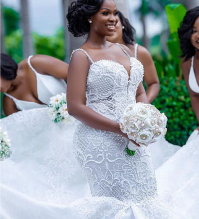 african mermaid wedding dresses