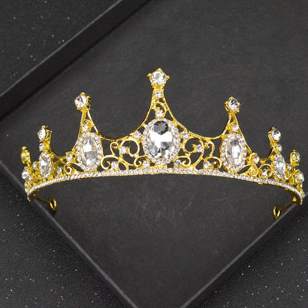 BJ159 : 31 Styles Baroque Crystal Wedding Crowns - Nirvanafourteen