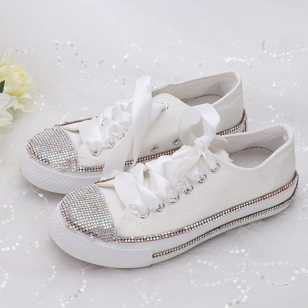 platform wedding sneakers