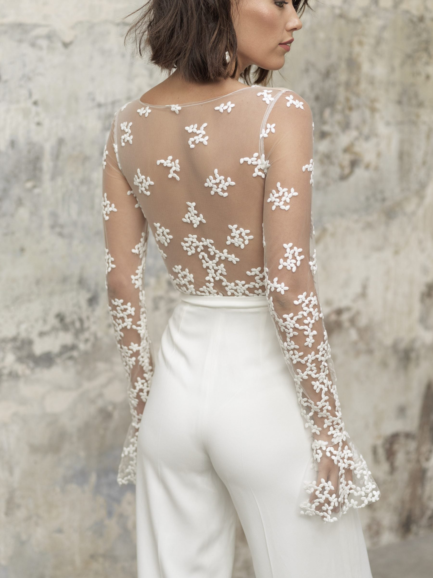 PD39 lace Wedding Jumpsuit - Nirvanafourteen