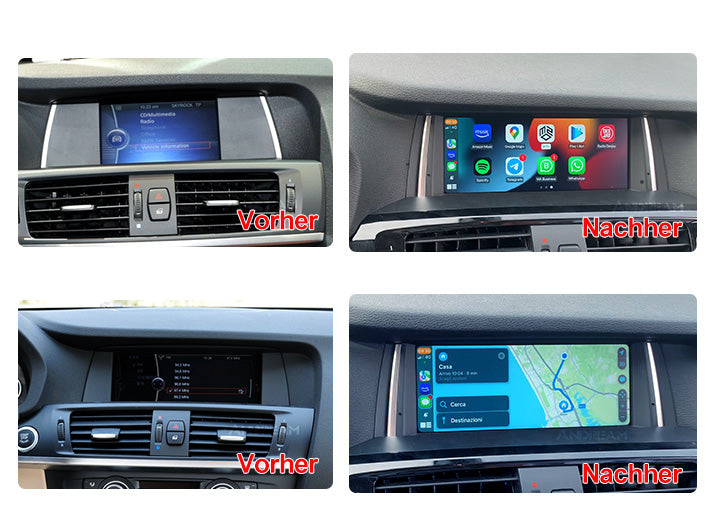 8.8 kabellose Apple CarPlay Android Auto Head Unit Multimedia für BMW