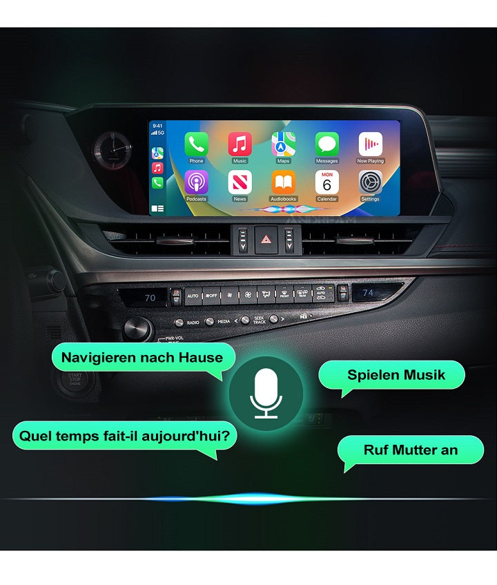 Kabellos Carplay Android Auto MMI Prime Retrofit für 2014-2020 Lexus G