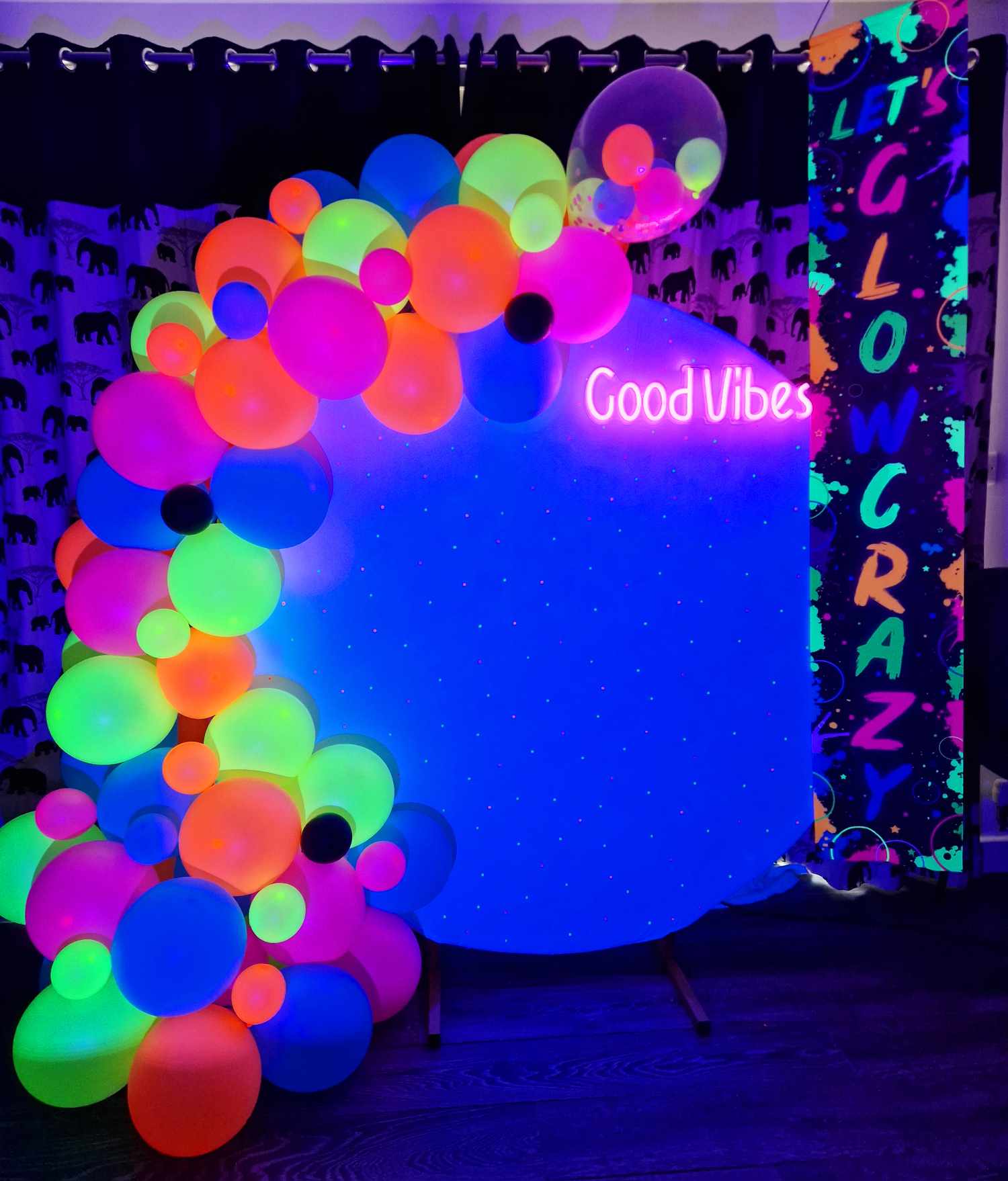 uv balloon decoration Telford