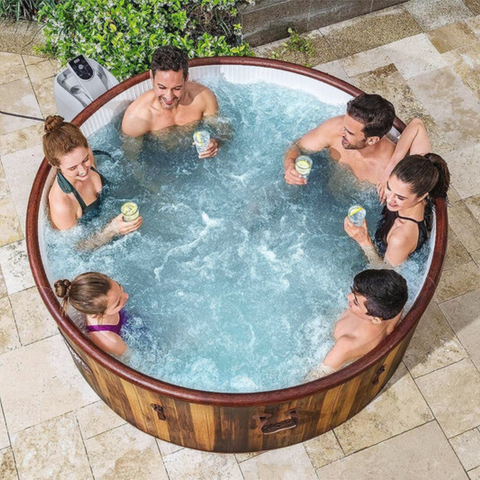 5-7 person Rigid inflatable Hot tub hire Telford Shropshire