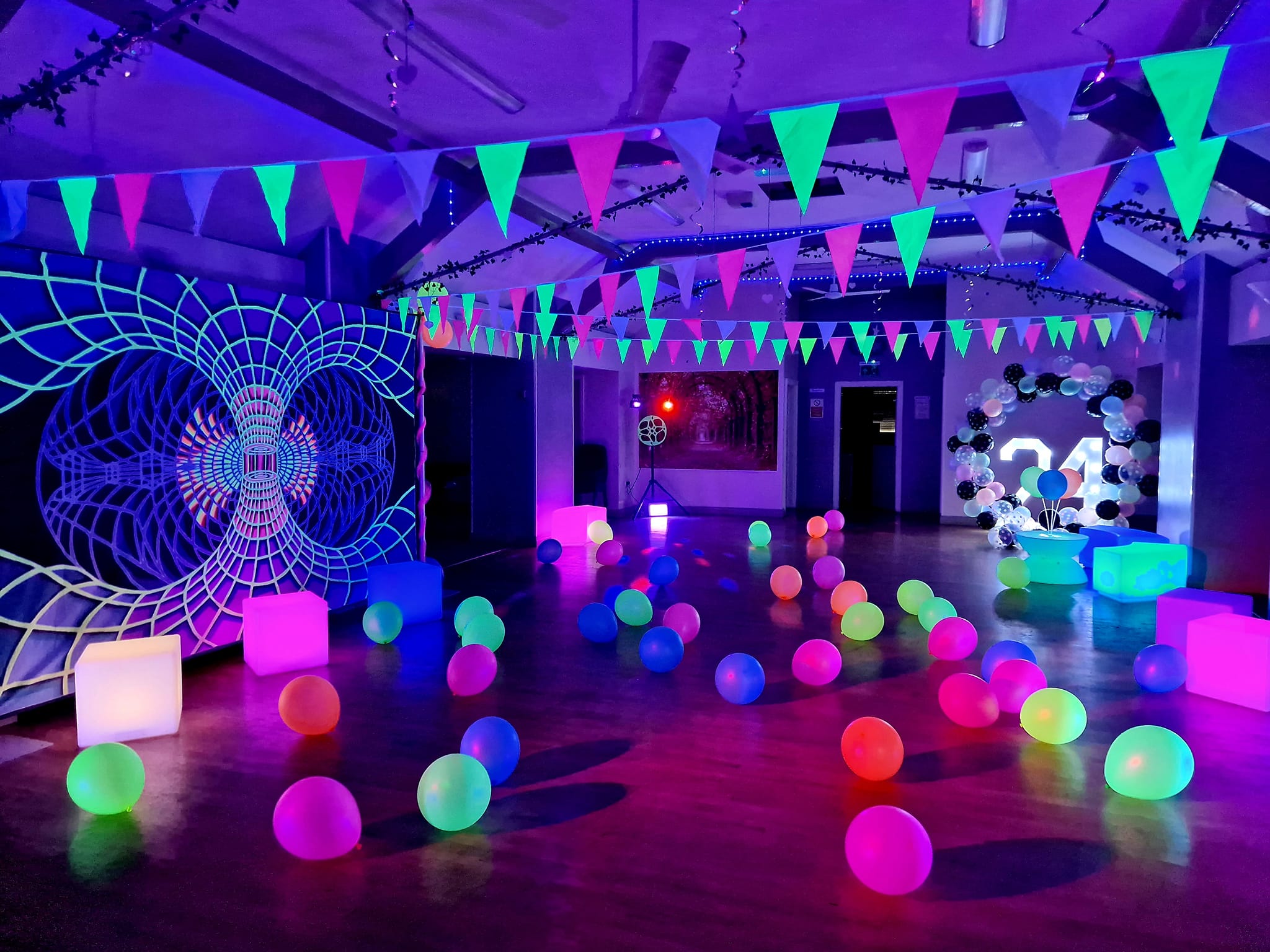 UV Venue decor