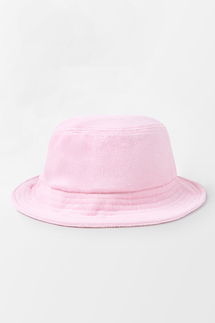 Maribel Minimalism Pink Bucket Hat
