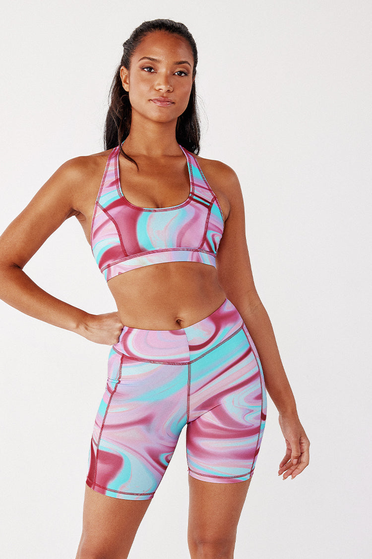 Amor Abstract Marble Activewear Set