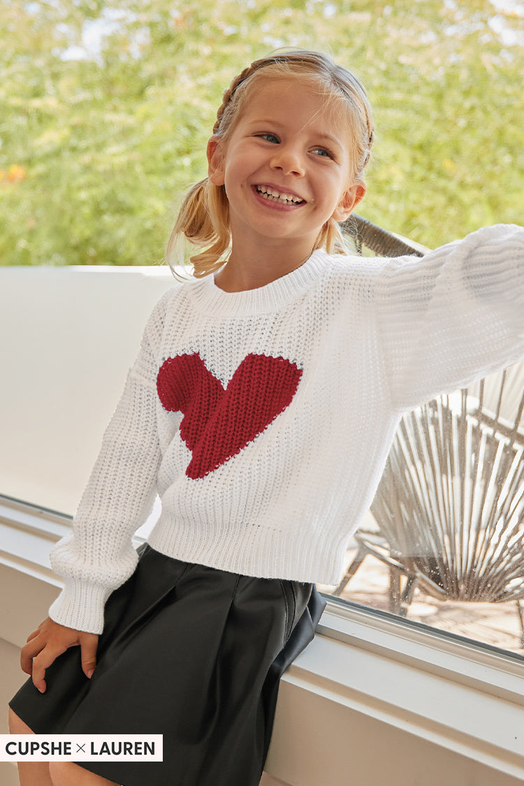 Starlight Toddler Girls Heart Graphic Sweater