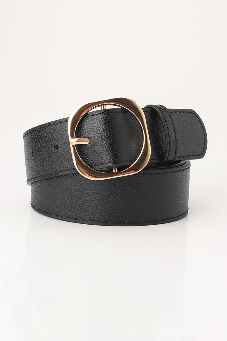 Love It Faux Leather O-Ring Buckle Belt