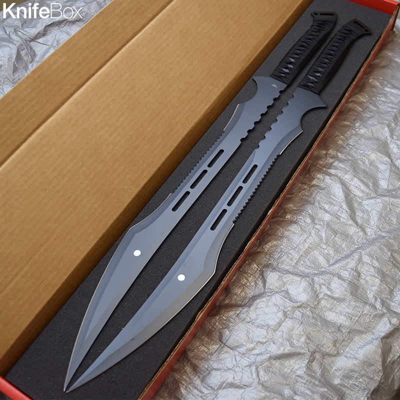 Magnetic Dual Black Ninja Swordbox Knifebox