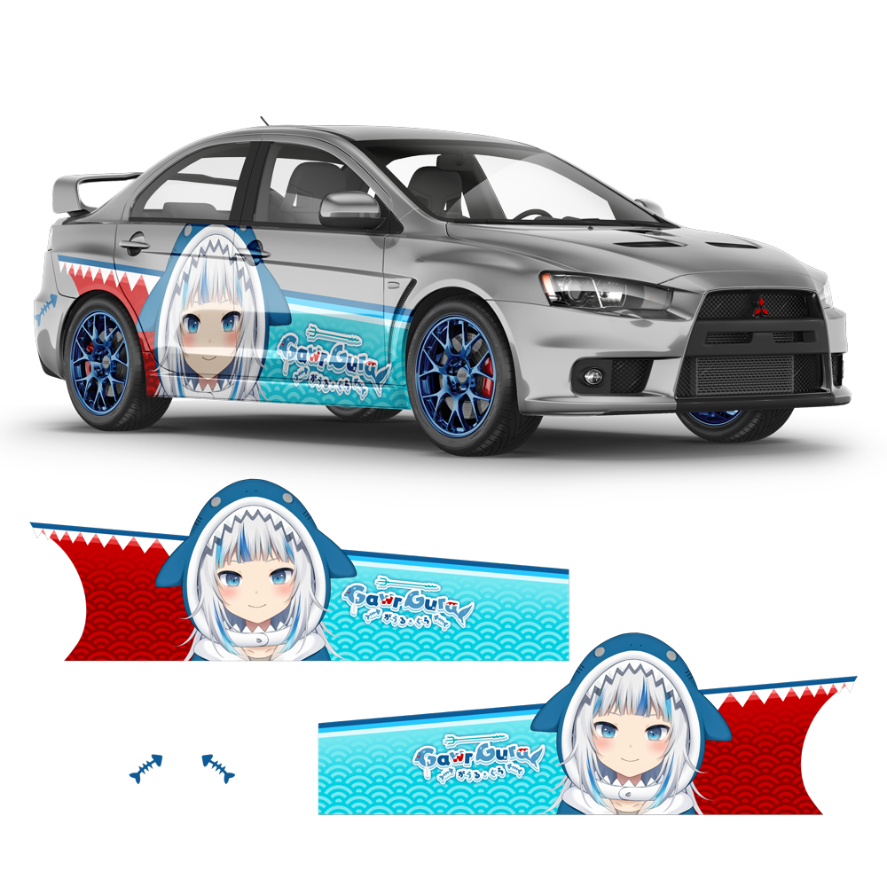 My cars new anime themed decals  ranime