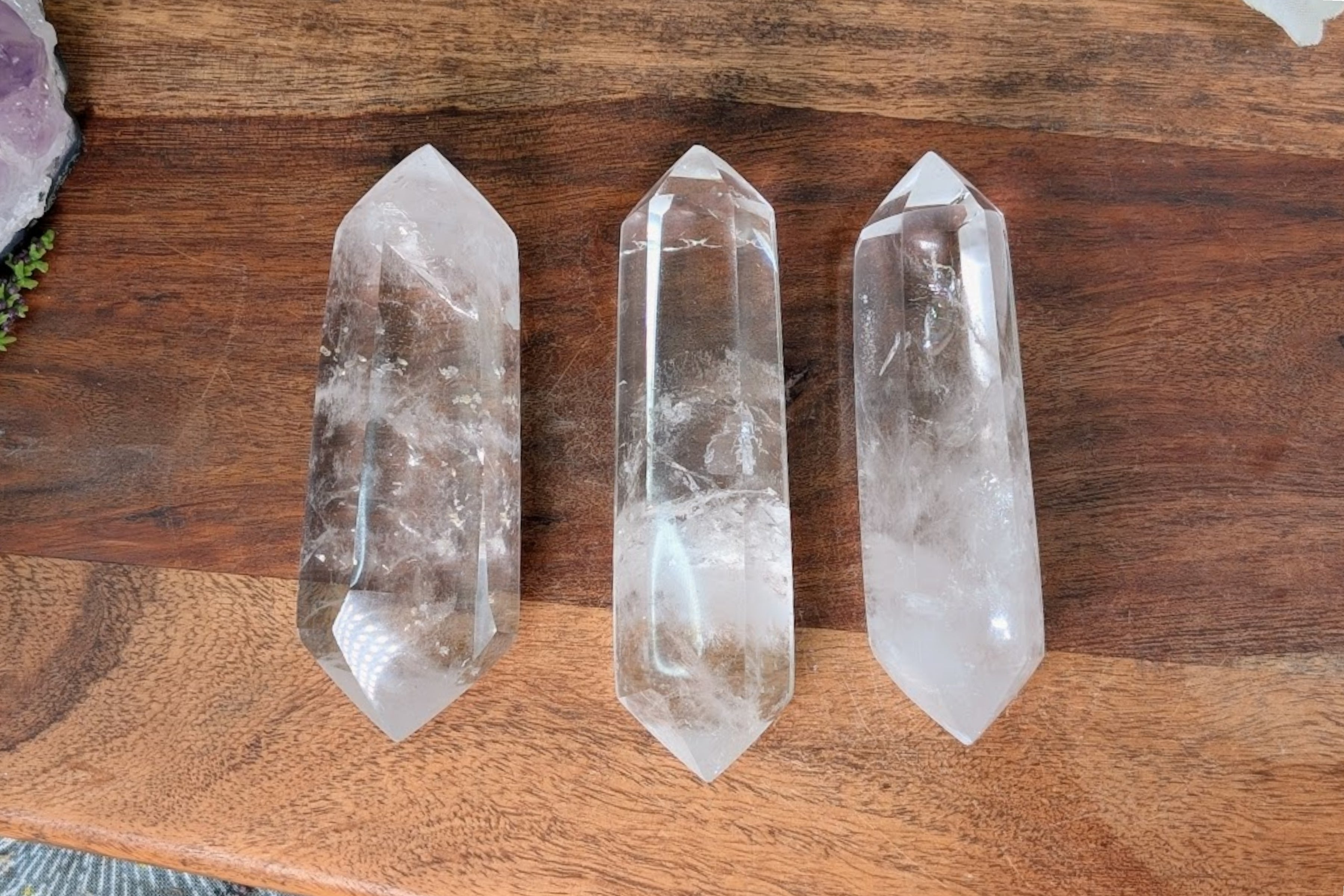 Clear Quartz Double Terminated Point
