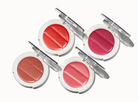 Undone Beauty 3-in-1 Lip and Cheek Palette in four shades