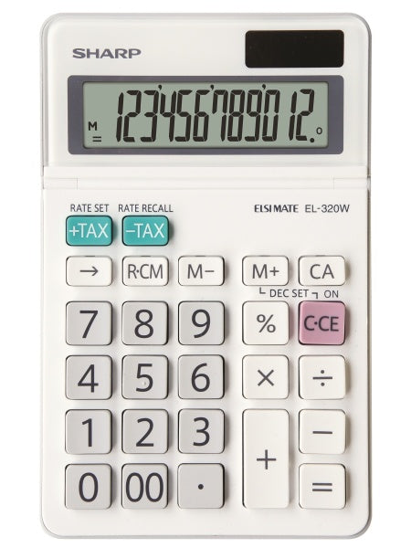 elemento botón Hubert Hudson SHARP EL-320W Calculator - Greatest Deal – Color Station Website