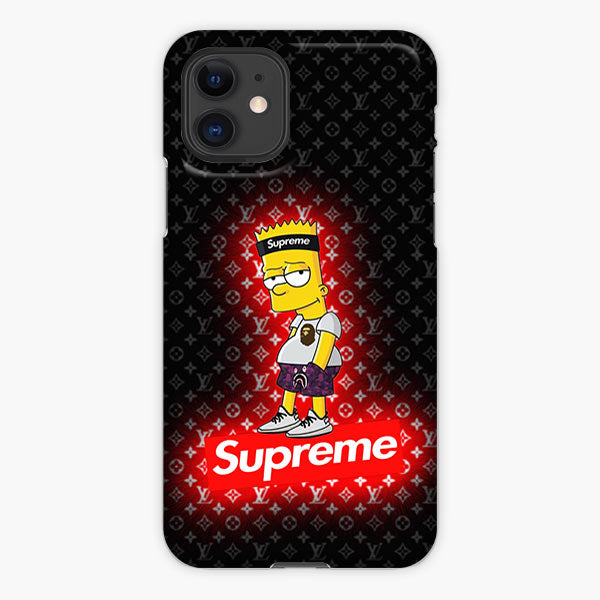 Bart Simpson Supreme Louis Vuitton Logo iPhone 11 Case