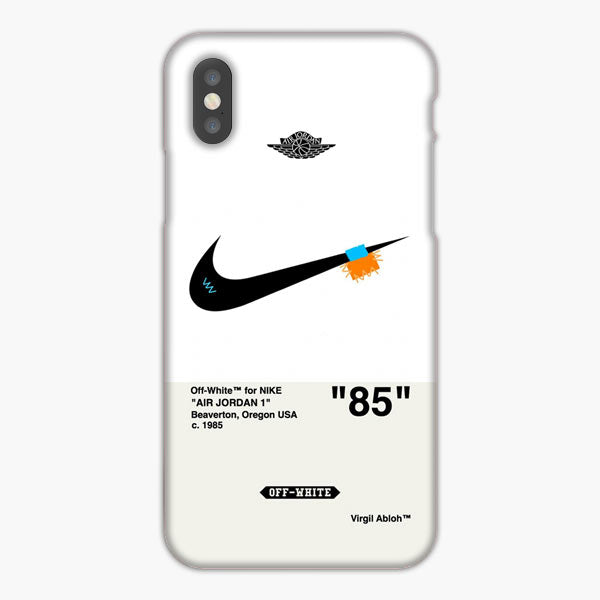 White Nike Air Logo White iPhone XR Case