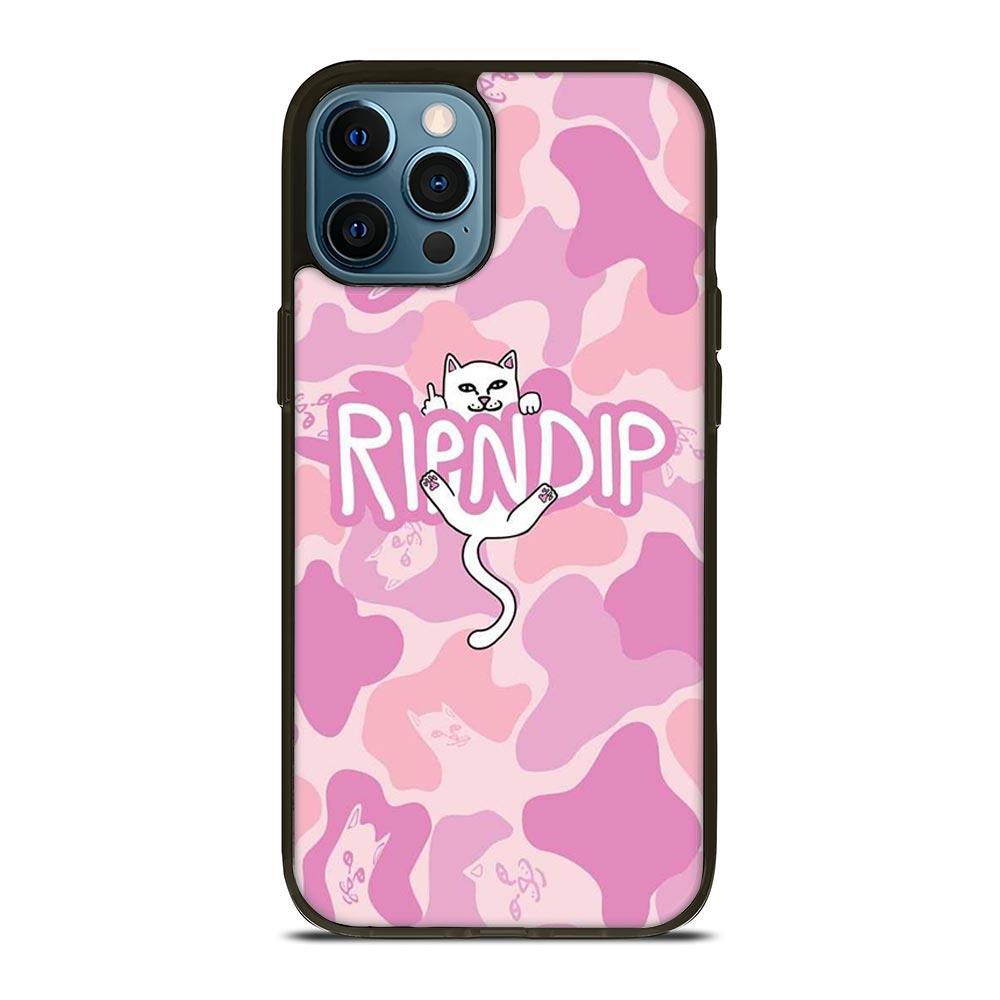 Ripndip Bape Camo Iphone 12 Pro Max Case Cover Apple Plastic Rubber Phone Case