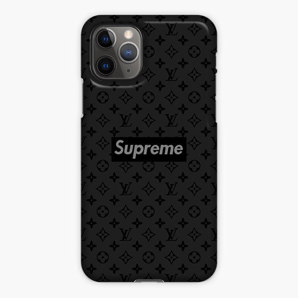 Supreme Louis Vuitton Logo Black Grey Iphone 11 Pro Case