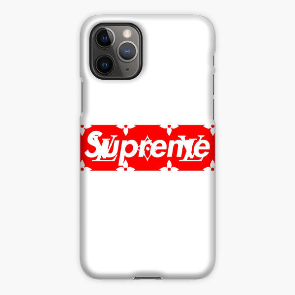 Supreme Louis Vuitton Logo White Red Iphone 11 Pro Case