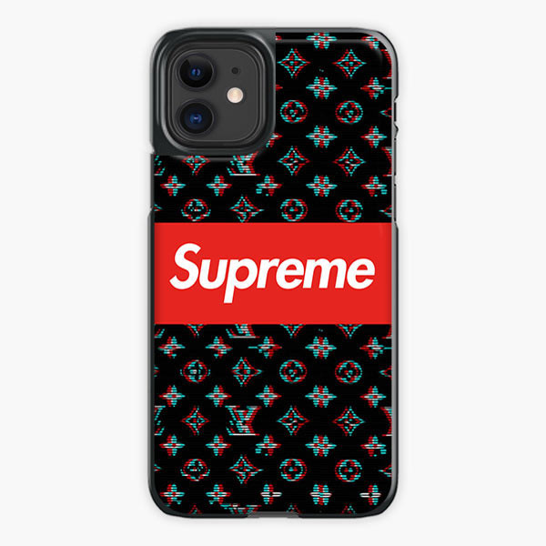 Supreme And Black Louis Vuitton iPhone X Case