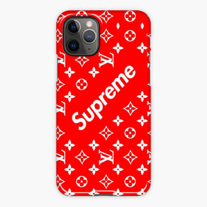 Supreme X Louis Vuitton Red Pattern Iphone 11 Pro Case
