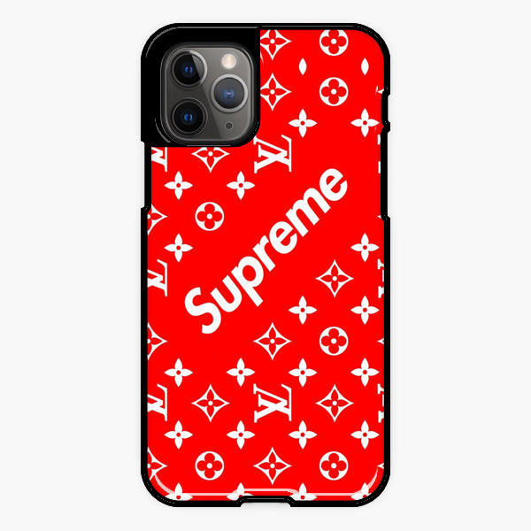 Supreme X Louis Vuitton Red Pattern iPhone 11 Pro Case