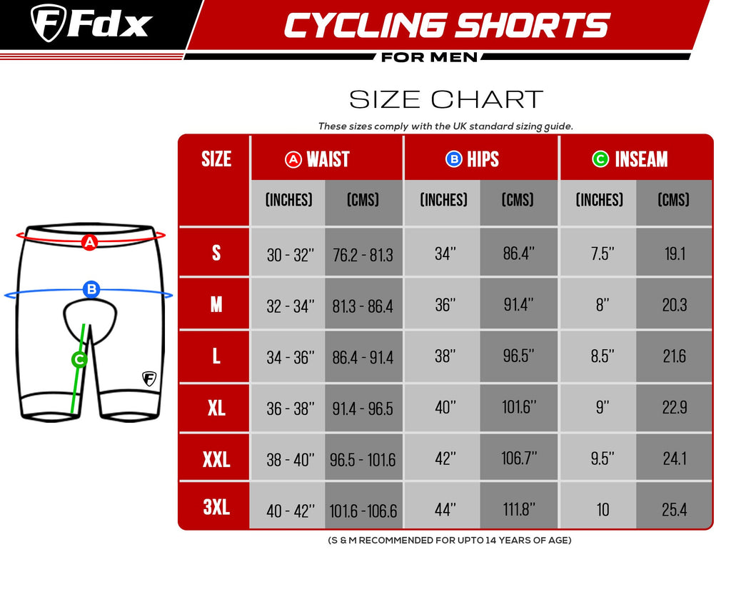 Size Chart - FDX Sports