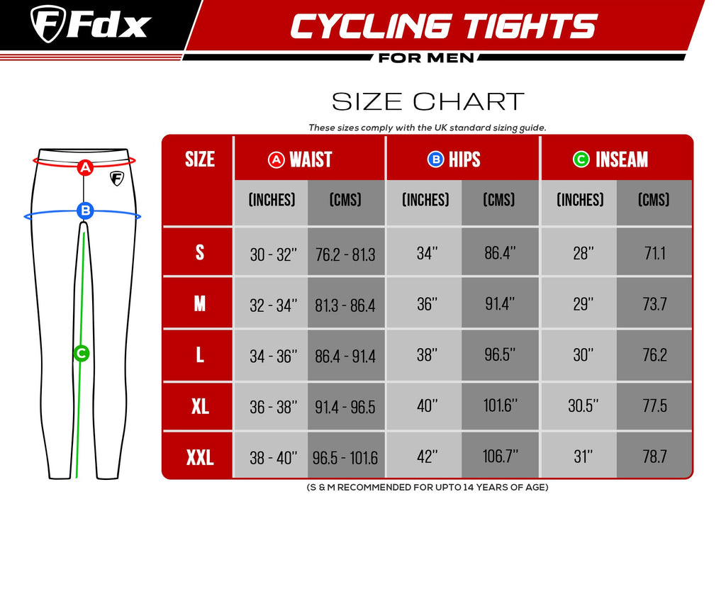 Size Chart - FDX Sports