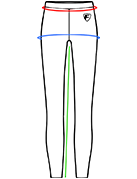 FDX Sports Size Chart for Men’s compression tights 