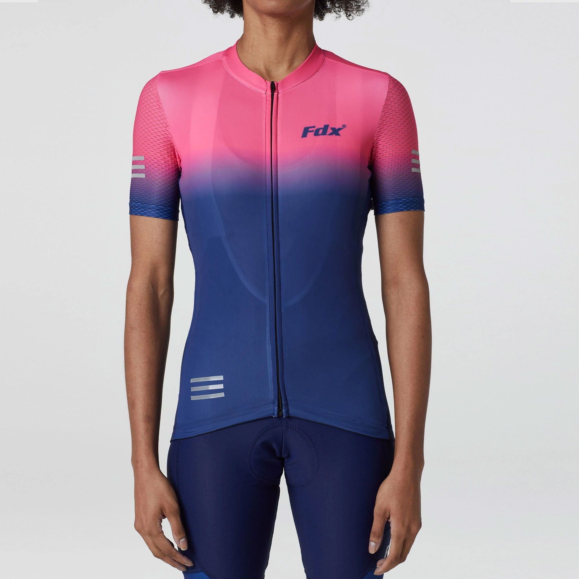 blue cycling kit