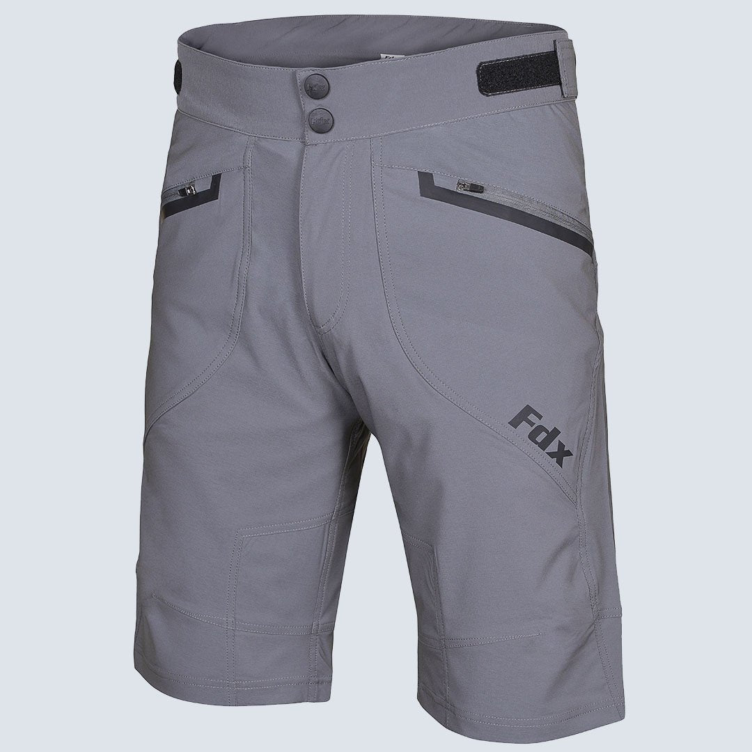 grey short cycling shorts