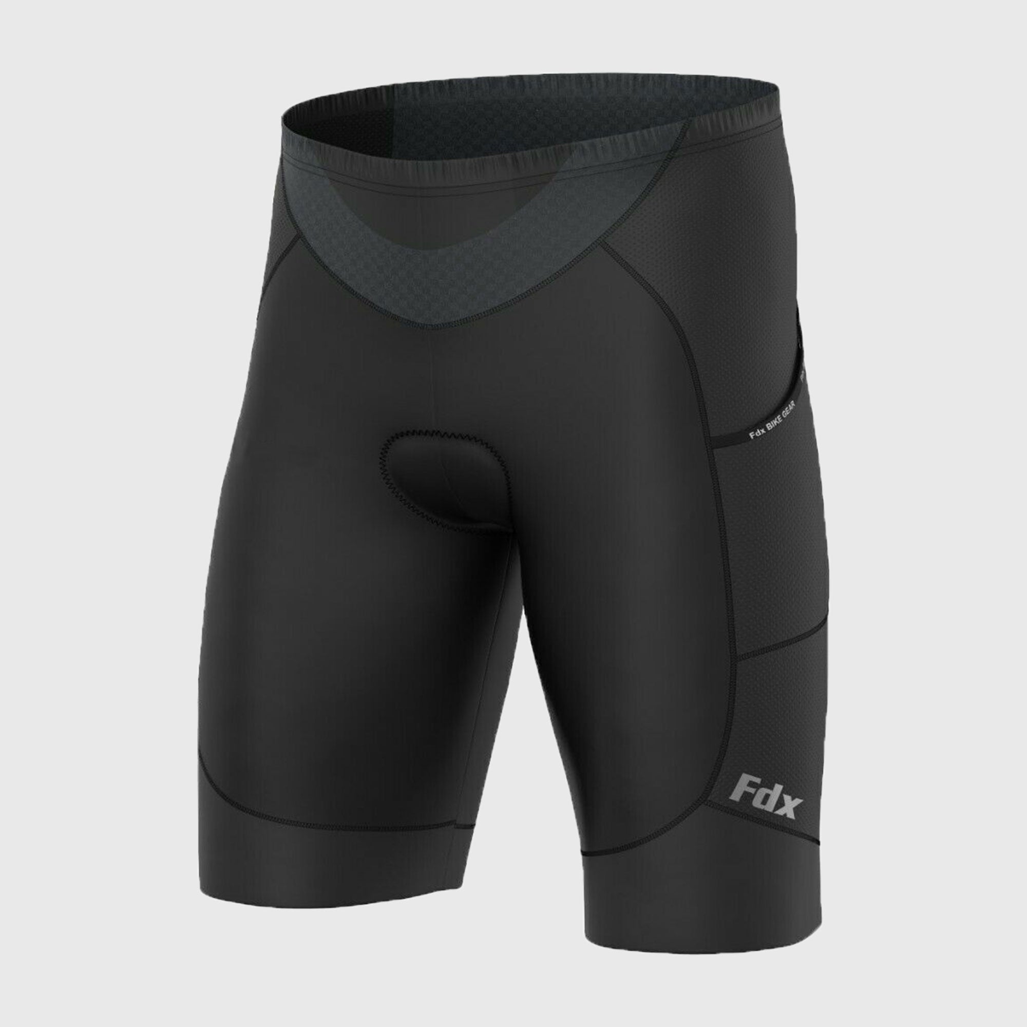 Fdx Black Men's & Boy's Padded Cycling Undershorts / Mtb Liner