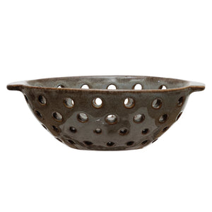 Stoneware Bowl Strainer - Chic Artique